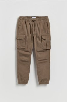 Reserved - Брюки карго - бежевий - YV368-80X