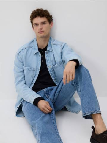 Reserved - Джинсова сорочка comfort fit - синій - 853EM-50J