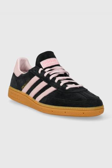 Замшевые кроссовки adidas Originals Handball Spezial цвет чёрный IE5897 Замшевые кроссовки adidas Originals Handball Spezial цвет чёрный IE5897