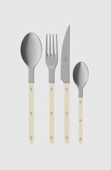 Бежевый набор столовых приборов Bistrot