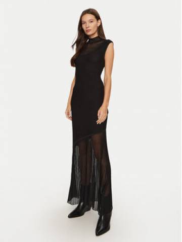 Hugo Трикотажна сукня Sarreno 50522566 Чорний Slim Fit Hugo Трикотажна сукня Sarreno 50522566 Чорний Slim Fit
