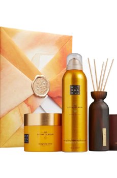 Набор для тела Rituals The Ritual Of Mehr (гель-пенка для душа, 200 мл + крем, 200 мл + аромадиффузор, 70 мл + свеча, 140 г)