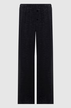 Черные брюки в принт