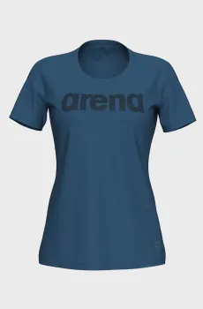 Женская синяя футболка Синий S Arena 007670-540