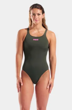 Женский оливковый купальник TEAM SWIMSUIT SWIM PRO SOLID Оливковый 38 Arena 004760-609