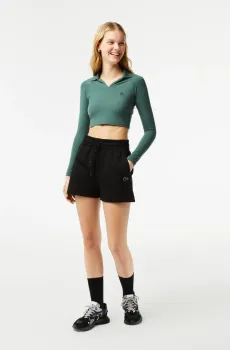 Женские черные шорты Черный 38 Lacoste GF5378031