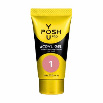 Акрил-гель для ногтей You Posh Acryl Gel 01 Персиково-розовый, 15 мл Акрил-гель для ногтей You Posh Acryl Gel 01 Персиково-розовый, 15 мл