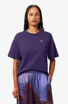 Женская фиолетовая футболка Фиолетовый 36 Lacoste TF5242ZSV