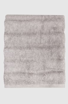 Махровое полотенце для рук ASH RIBBED серого цвета