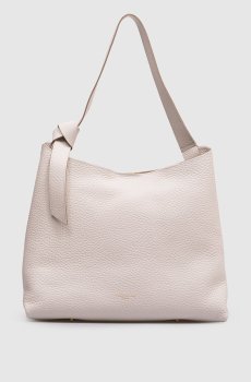 Белая кожаная сумка Amira