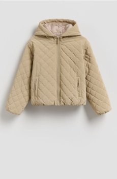 Reserved - Стьобана куртка - бежевий - 443HR-08X