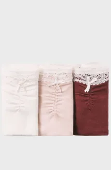 Женские трусики (3 шт) Разноцветный L womensecret 4933667