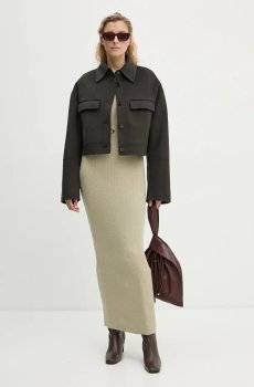 Шерстяная куртка-бомбер Nanushka NEVELLE