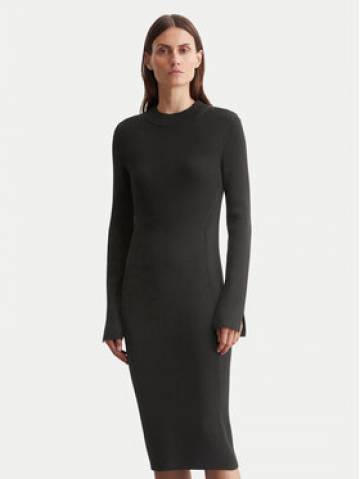 Marc OPolo Трикотажна сукня 409 5045 67097 Чорний Slim Fit Marc OPolo Трикотажна сукня 409 5045 67097 Чорний Slim Fit