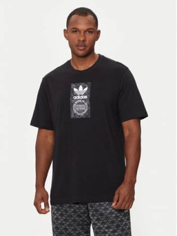 adidas Футболка Camo Label IZ2516 Чорний Regular Fit adidas Футболка Camo Label IZ2516 Чорний Regular Fit