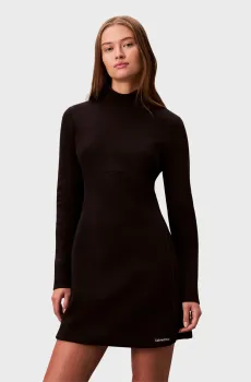 Женское черное платье SCUBA Черный L Calvin Klein Jeans LV044D222G