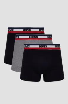 Мужские боксеры (3 шт) Разноцветный L Levi’s® 100002870;004