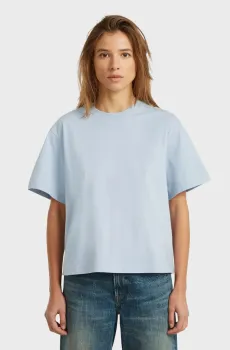 Женская голубая футболка Relaxed Голубой XS G-Star RAW D28715,E385