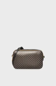 Женская черная сумка с узором EMBLEM Черный ONESIZE Calvin Klein LV04F3268G