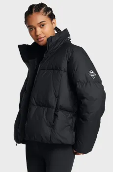 Женский черный пуховик LIMITLESS DOWN PUFFER JACKET Черный L Under Armour 1384648-001
