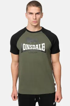 Мужская оливковая футболка MAGILLIGAN Оливковый XXL Lonsdale 117454