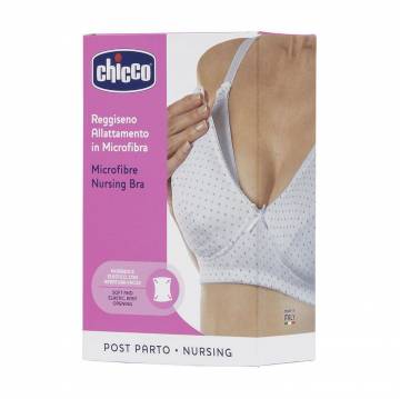 Уценка! Бюстгальтер для кормления Chicco White, микрофибра, размер 90D (21161.00.52) Уценка! Бюстгальтер для кормления Chicco White, микрофибра, размер 90D (21161.00.52)