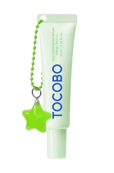 Успокаивающая солнцезащитная сыворотка для лица Tocobo Cica Calming Sun Serum Deluxe Keyring, SPF 50+ PA++++, с брелоком, 10 мл