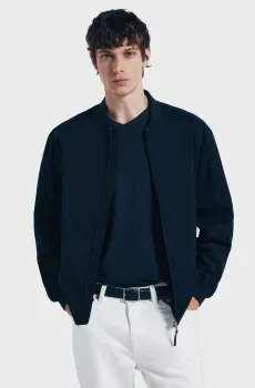Мужской темно-синий бомбер Синий S SPRINGFIELD 2832247