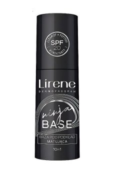 Уценка! Матирующая основа под макияж Lirene Ninja Base, SPF 20, 30 мл