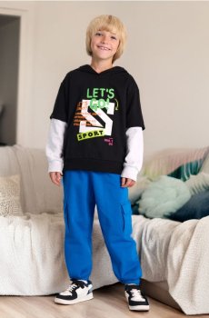 Спортивні штани карго - гіацинтовий