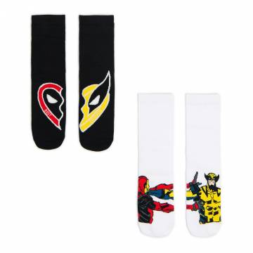Cropp - Шкарпетки з візерунком, 2 пари Deadpool & Wolverine - різнобарвний Cropp - Шкарпетки з візерунком, 2 пари Deadpool & Wolverine - різнобарвний