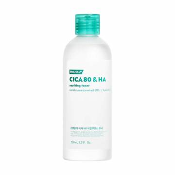 Успокаивающий тонер для лица Frankly Cica 80 & HA Soothing Toner с комплексом центеллы, 250 мл Успокаивающий тонер для лица Frankly Cica 80 & HA Soothing Toner с комплексом центеллы, 250 мл