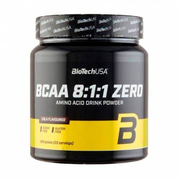 Аминокислоты BioTech USA BCAA 8:1:1 Zero Кола, в порошке, 250 г