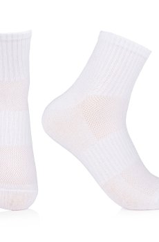 Носки мужские AmiGO средние, сетка, спортивные, белые, размер 25