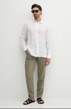 Брюки с примесью льна Lindbergh