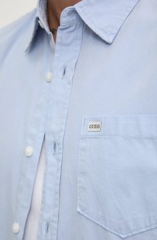Хлопковая рубашка Guess Jeans