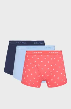 Мужские боксеры (3 шт) TRUNK Разноцветный S Calvin Klein 000NB4002A