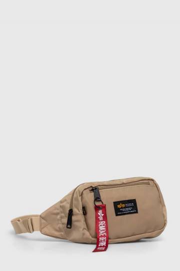 Сумка на пояс Alpha Industries цвет бежевый 196923.14-Sand Сумка на пояс Alpha Industries цвет бежевый 196923.14-Sand