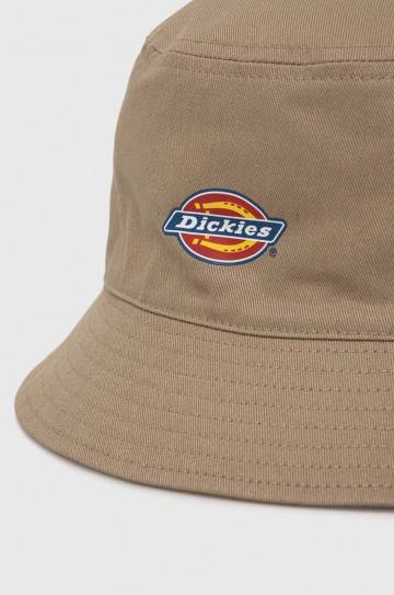 Шляпа из хлопка Dickies цвет белый хлопковый Шляпа из хлопка Dickies цвет белый хлопковый