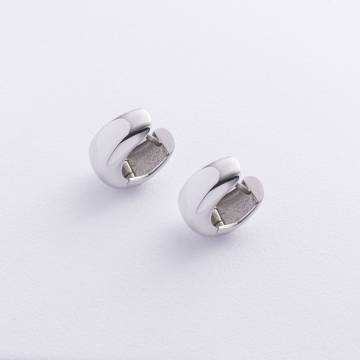 Серьги "Грация" в белом золоте с08954 Серьги "Грация" в белом золоте с08954