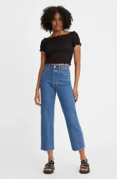 Женские синие джинсы Ribcage Straight Ankle Синий 25-29 Levi’s® 72693;0117