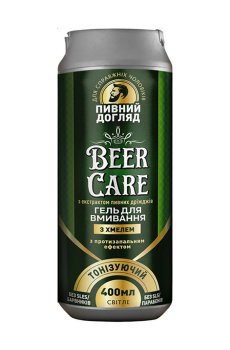 Мужской гель для умывания Beer Care Тонизирующий, с хмелем, 400 мл