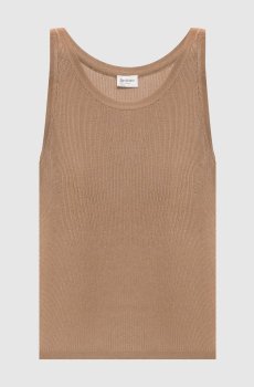 Коричневый топ