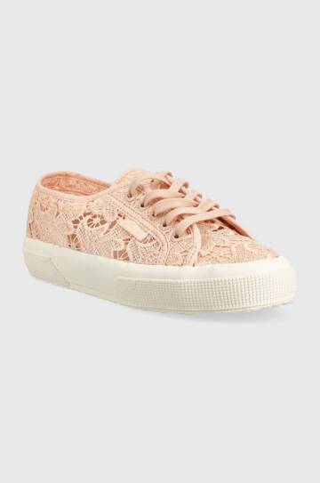 Кеды Superga 2750 MACRAME женские цвет розовый S81219W Кеды Superga 2750 MACRAME женские цвет розовый S81219W
