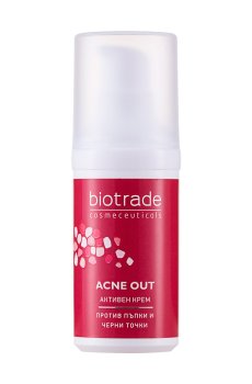 Активный крем для лица Biotrade Acne Out Active Cream для проблемной кожи с угрями и комедонами, локального нанесения, 30 мл