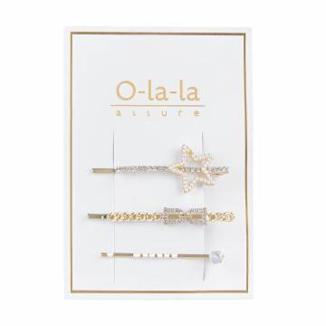 Заколка для волос O-la-la, 3 шт (Е23G179) Заколка для волос O-la-la, 3 шт (Е23G179)