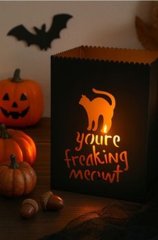 Лампа світлодіодна Halloween - чорний