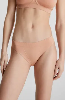 Женские бежевые трусики BIKINI Бежевый XS Calvin Klein 000QF6882E