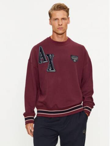 Armani Exchange Світшот 6RZMJE ZJDPZ 14AU Бордовий Regular Fit Armani Exchange Світшот 6RZMJE ZJDPZ 14AU Бордовий Regular Fit