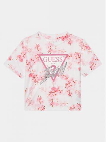 Guess Футболка J4RI06 K6YW3 Рожевий Boxy Fit Guess Футболка J4RI06 K6YW3 Рожевий Boxy Fit